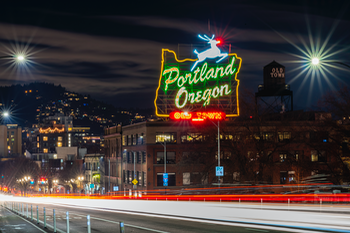 The "Portland Oregon" Sign